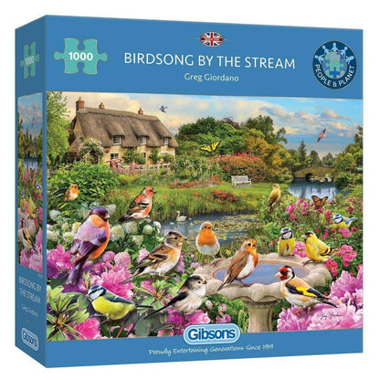 Gibsons - Birdsong by the Stream - 1000 Piece Jigsaw Puzzle