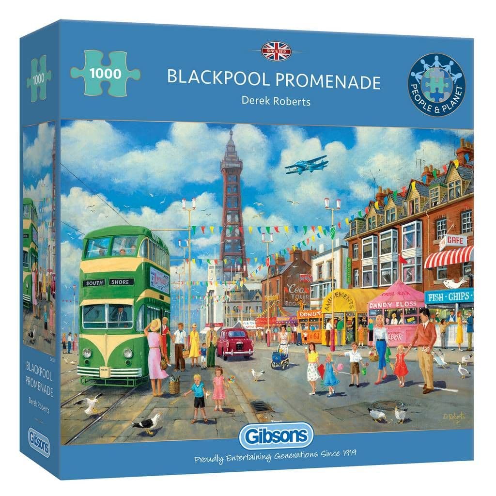 Gibsons - Blackpool Promenade - 1000 Piece Jigsaw Puzzle