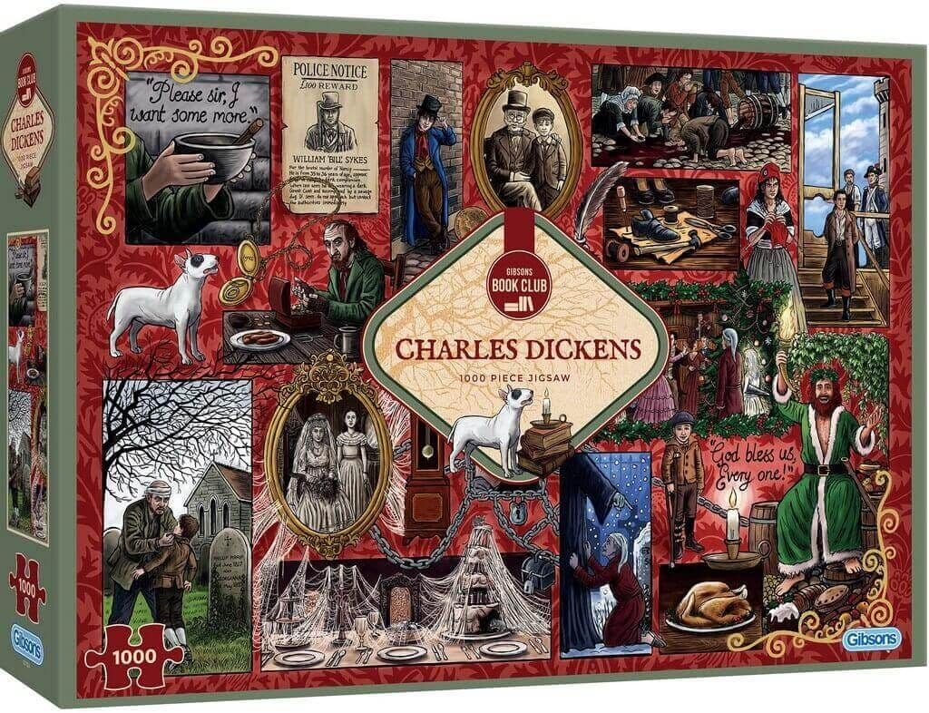 Gibsons - Book Club - Charles Dickens - 1000 Piece Jigsaw Puzzle