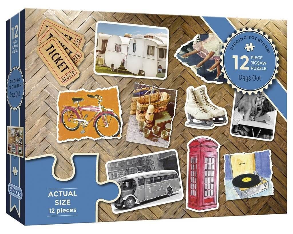 Gibsons - Days Out - 12 Piece Jigsaw Puzzle - Dementia Friendly Puzzle