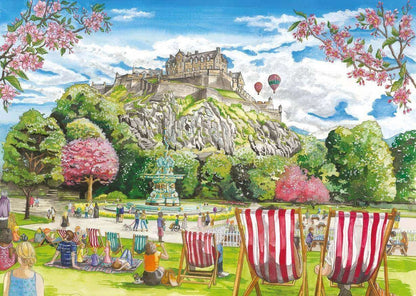 Gibsons - Edinburgh - 2 x 500 Piece Jigsaw Puzzle