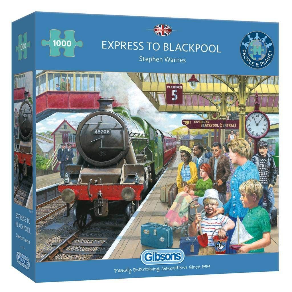 Gibsons - Express to Blackpool - 1000 Piece Jigsaw Puzzle