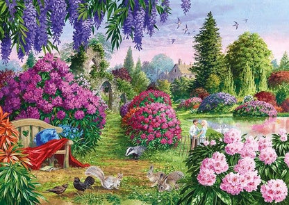 Gibsons - Flora & Fauna - 4 x 500 Piece Jigsaw Puzzle