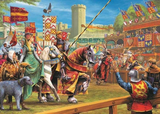Gibsons - Joust at Warwick - 1000 Piece Jigsaw Puzzle