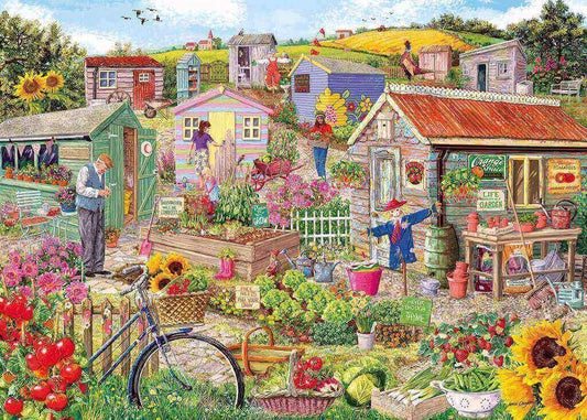 Gibsons - Life on the Allotment - 1000 Piece Jigsaw Puzzle