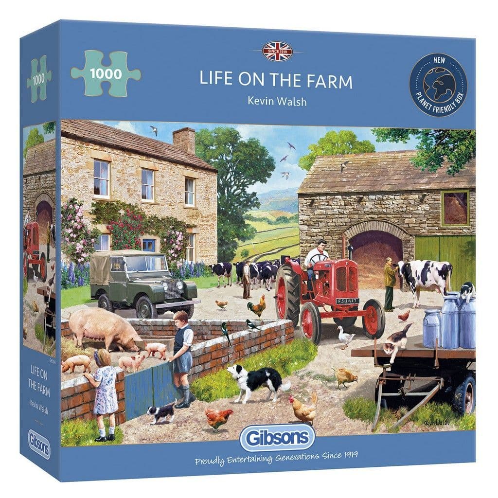 Gibsons - Life on the Farm - 1000 Piece Jigsaw Puzzle