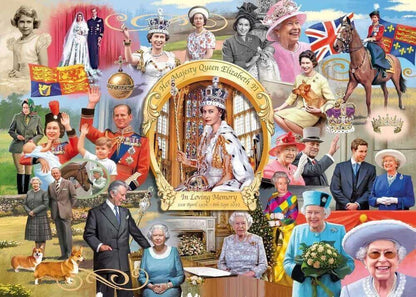 Gibsons - Queen Elizabeth II - 1000 Piece Jigsaw Puzzle