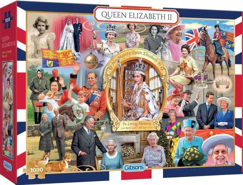 Gibsons - Queen Elizabeth II - 1000 Piece Jigsaw Puzzle