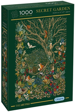 Gibsons - The Art File Secret Garden - 1000 Piece Jigsaw Puzzle