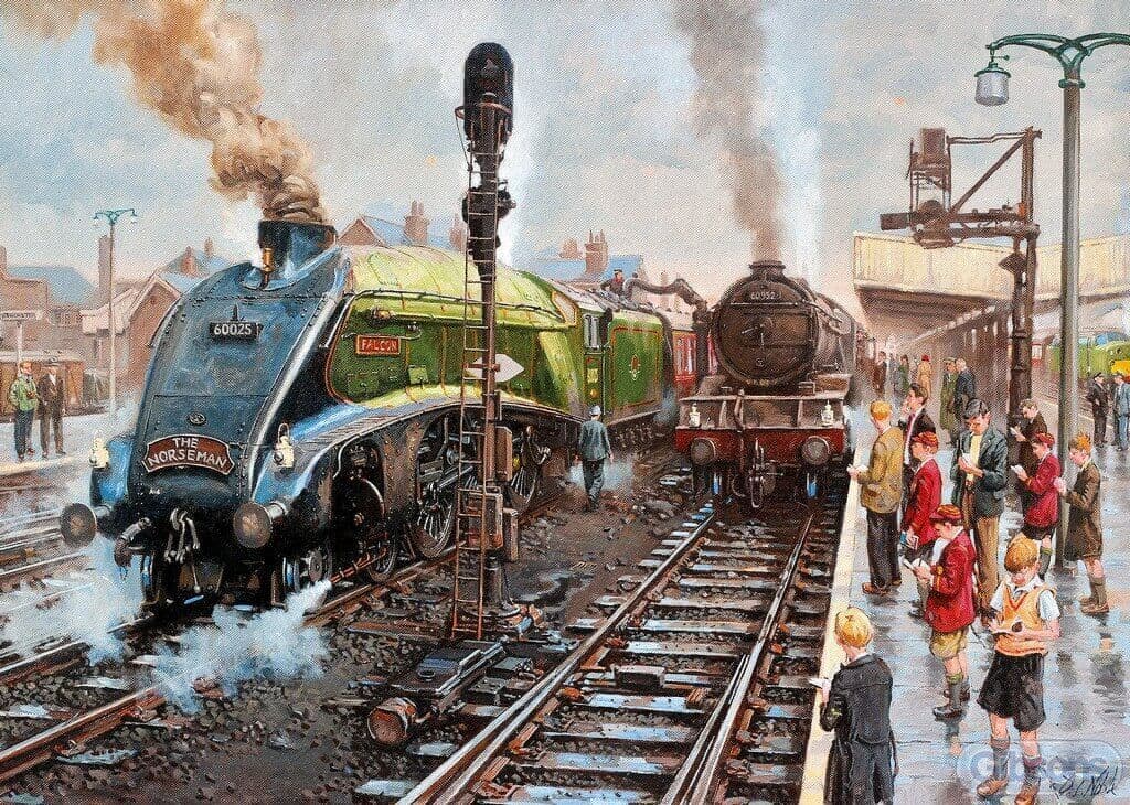 Gibsons - Spotters at Doncaster - 1000 Piece Jigsaw Puzzle