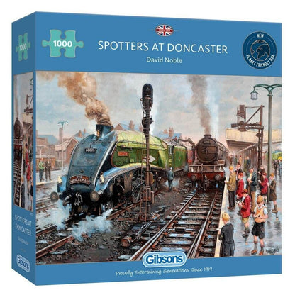 Gibsons - Spotters at Doncaster - 1000 Piece Jigsaw Puzzle