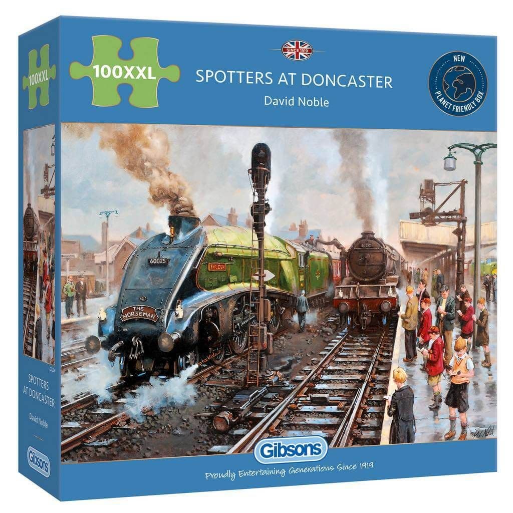 Gibsons - Spotters at Doncaster - 100XXL Piece Jigsaw Puzzle