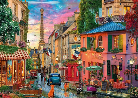 Gibsons - Sunset over Paris  - 1000 Piece Jigsaw Puzzle