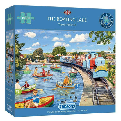 Gibsons - The Boating Lake - 1000 Piece Jigsaw Puzzle