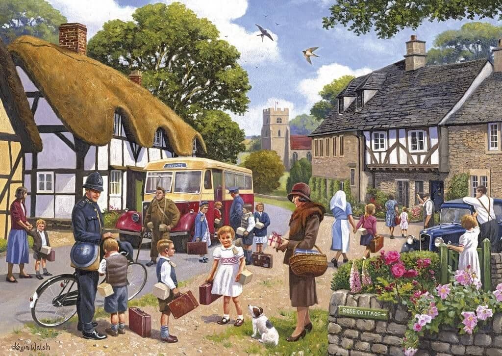 Gibsons - The Evacuees - 4 x 500 Piece Jigsaw Puzzle