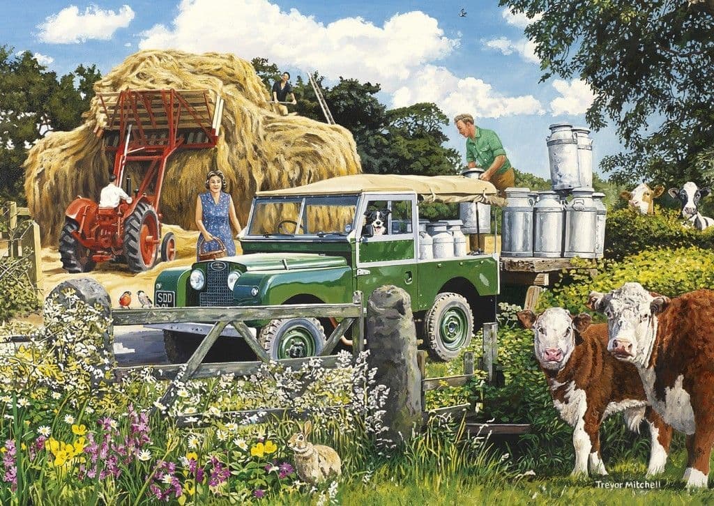 Gibsons - The Farmer's Round - 4 x 500 Piece Jigsaw Puzzle