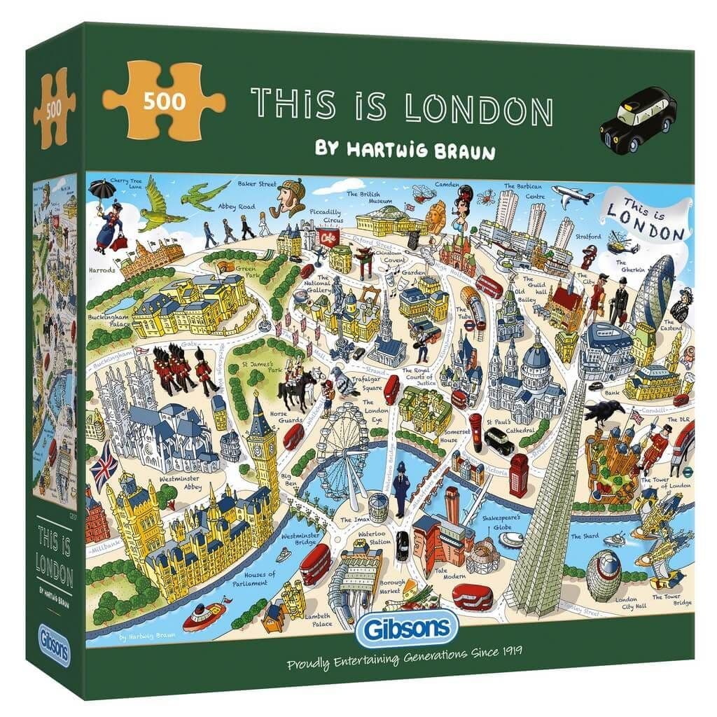 Gibsons - This is London - 500 Piece Jigsaw Puzzle