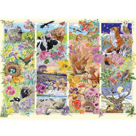 Gibsons - Through the Seasons - 500XL Piece Jigsaw Puzzle