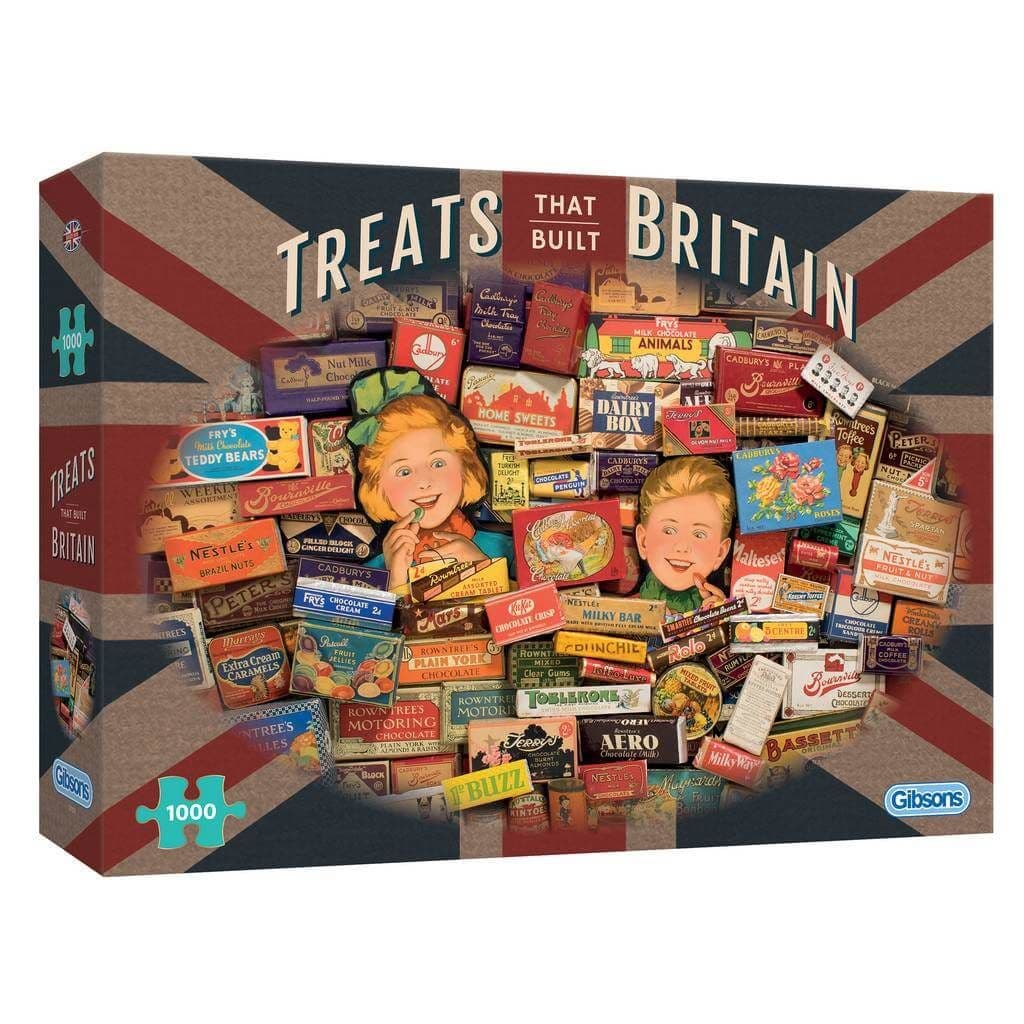 Gibsons - Treats That Built Britain - 1000 Piece Jigsaw Puzzle