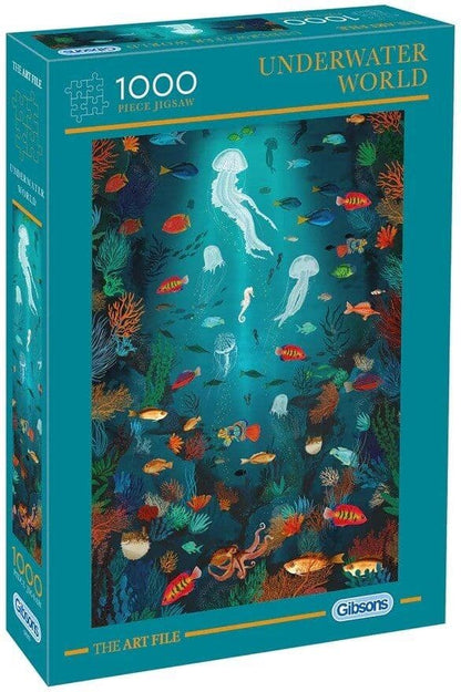 Gibsons - The Art File Underwater World - 1000 Piece Jigsaw Puzzle