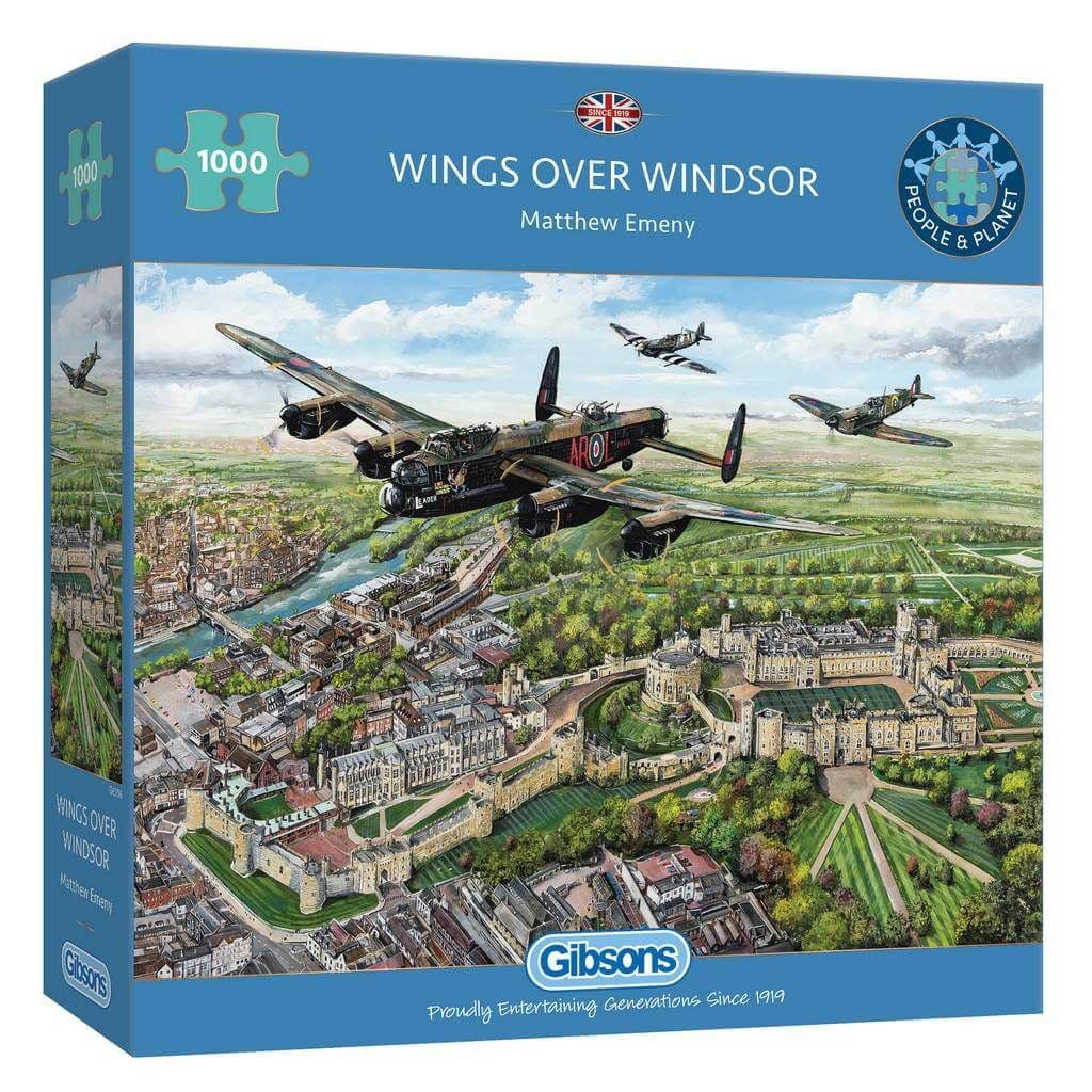 Gibsons - Wings Over Windsor - 1000 Piece Jigsaw Puzzle