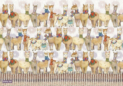 Emma Ball - Alpaca - 1000 Piece Jigsaw Puzzle