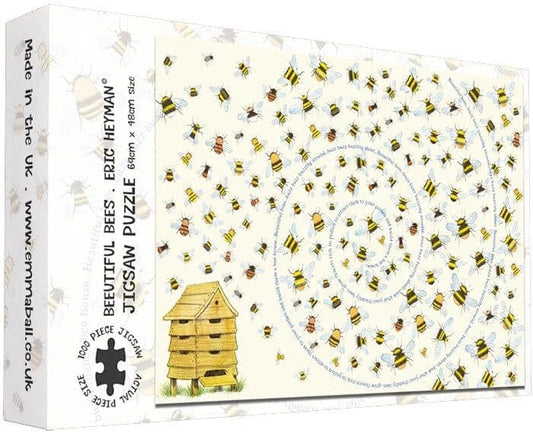 Emma Ball - Bees - 1000 Piece Jigsaw Puzzle