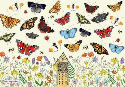 Emma Ball - Butterflies - 1000 Piece Jigsaw Puzzle