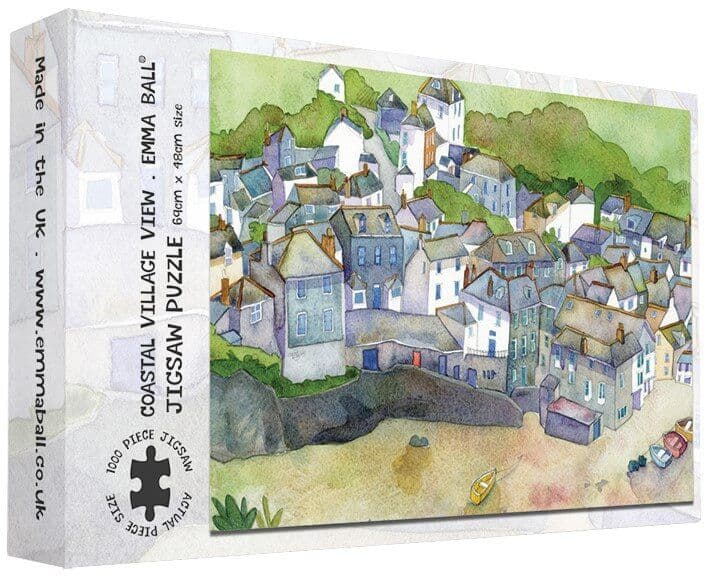 Great British Jigsaws - Coastal Village View - 1000 Piece Jigsaw Puzzle ...