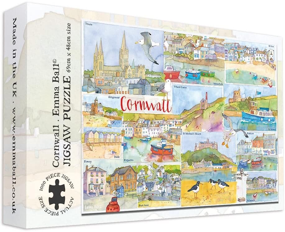 Great British Jigsaws Cornwall 1000 Piece Jigsaw Puzzle The