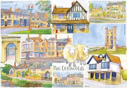 Emma Ball - Cotswolds - 1000 Piece Jigsaw Puzzle