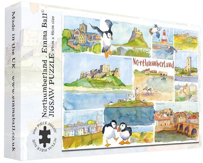 Emma Ball - Northumberland - 1000 Piece Jigsaw Puzzle