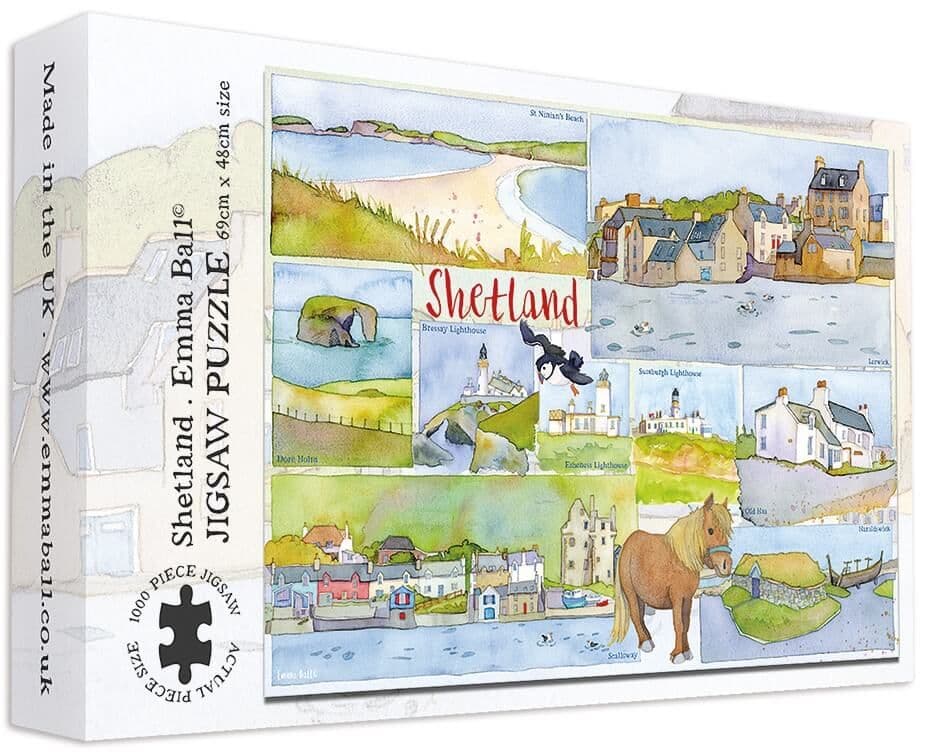 Great British Jigsaws - Shetland - 1000 Piece Jigsaw Puzzle - The ...