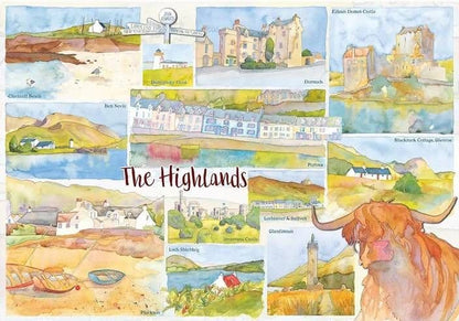 Emma Ball - The Highlands - 1000 Piece Jigsaw Puzzle