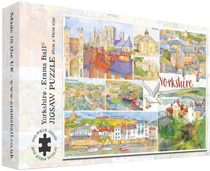 Emma Ball - Yorkshire - 1000 Piece Jigsaw Puzzle