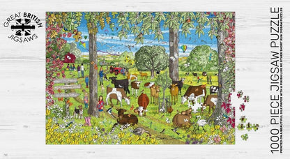 Emma Joustra - Buttercup Field - 1000 Piece Jigsaw Puzzle