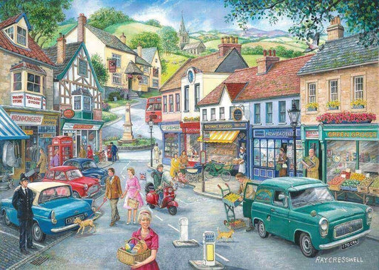 House of Puzzles - At the Shops No 23 - Find the Difference - 1000 Piece Jigsaw Puzzle