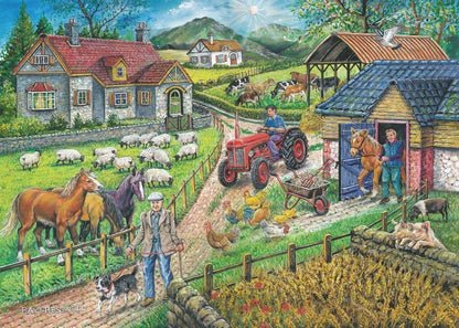 House of Puzzles - Barley Mow Farm - 250XL Piece Jigsaw Puzzle