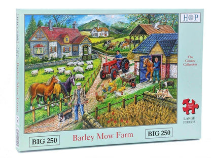 House of Puzzles - Barley Mow Farm - 250XL Piece Jigsaw Puzzle