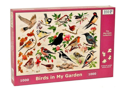 House of Puzzles - Birds In My Garden - 1000 Piece Jigsaw Puzzle