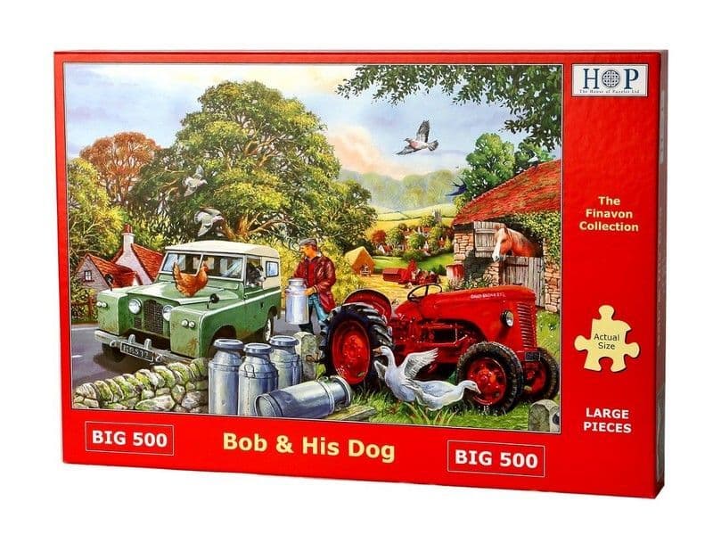 House of Puzzles - Bob & His Dog - 500XL Piece Jigsaw Puzzle
