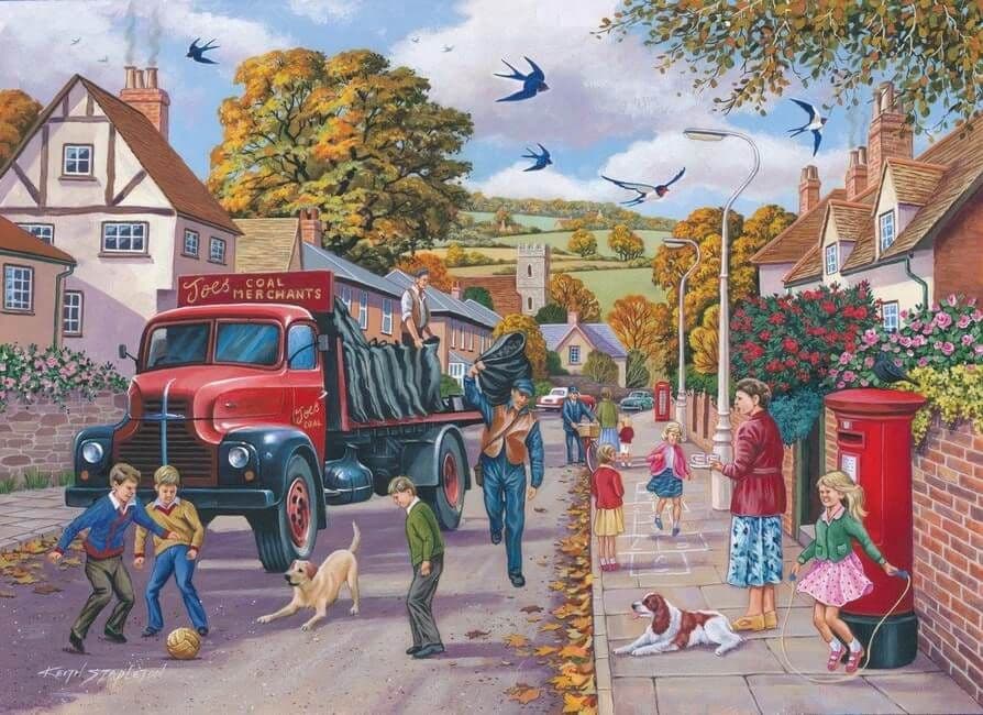 House of Puzzles - Coalman Delivery - 1000 Piece Jigsaw Puzzle
