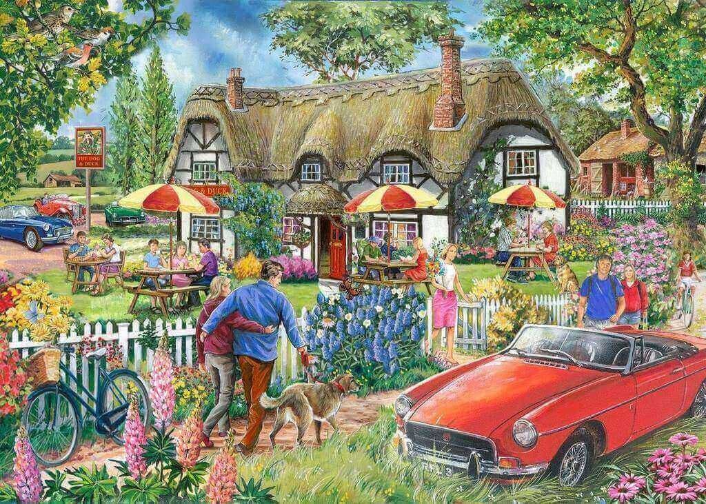 House of Puzzles - Country Pub - 500XL Piece Jigsaw Puzzle