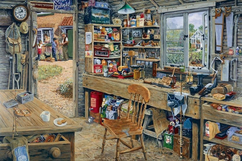 House of Puzzles - Dad's Shed - 1000 Piece Jigsaw Puzzle