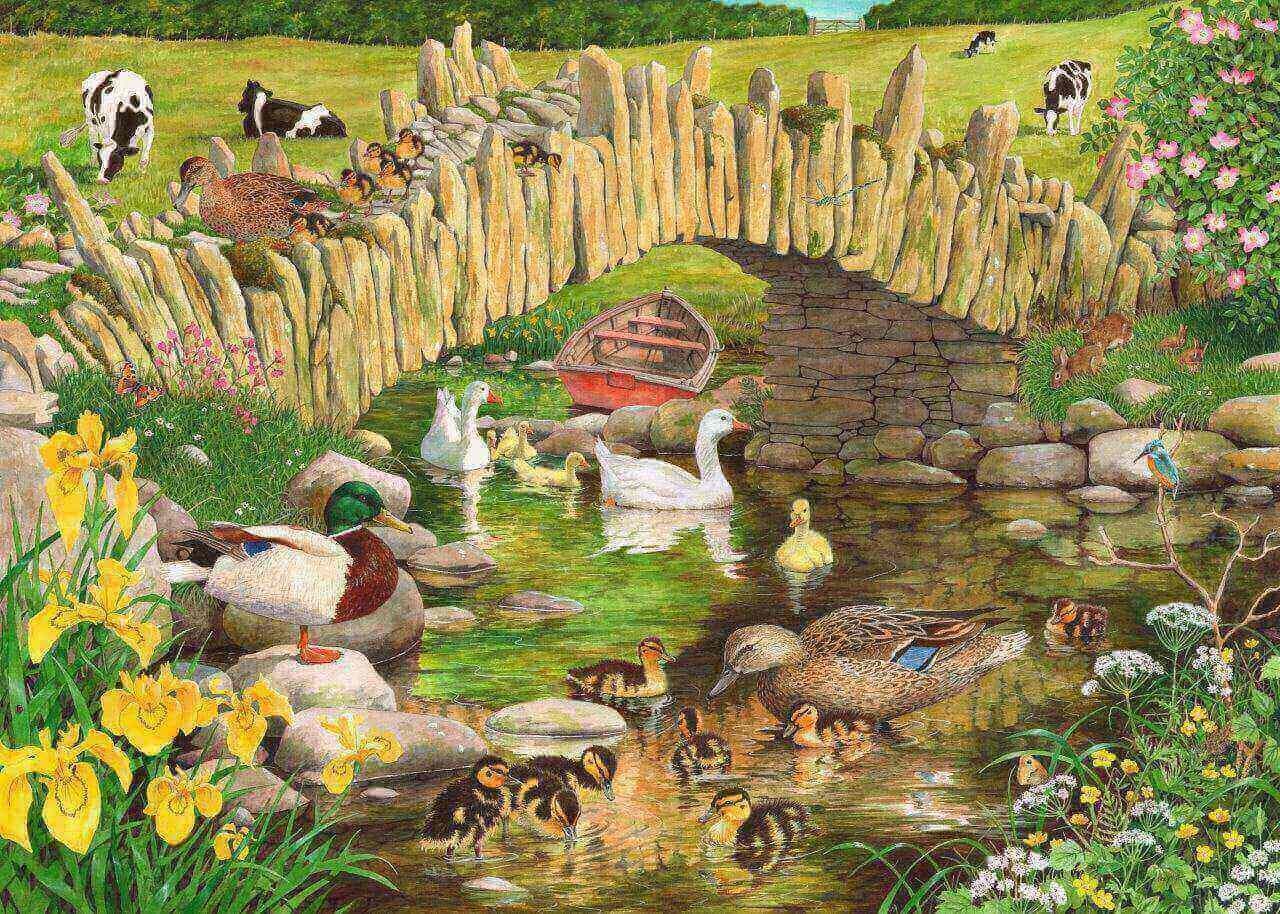 House of Puzzles - Duck, Duck, Goose - 250XL Piece Jigsaw Puzzle