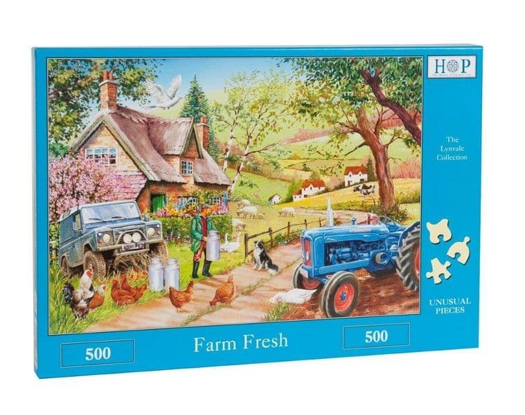 House of Puzzles - Farm Fresh - 500 Piece Jigsaw Puzzle