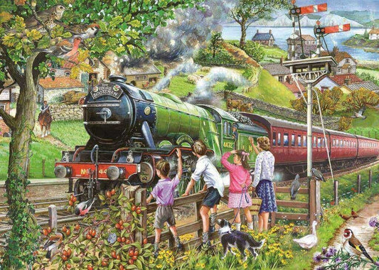 House of Puzzles - Full Steam Ahead - 1000 Piece Jigsaw Puzzle