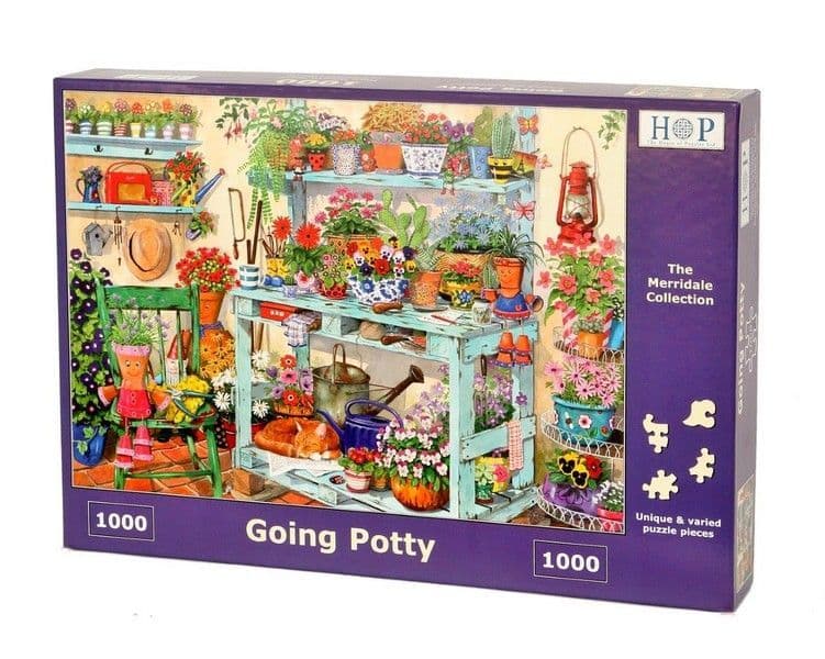 House of Puzzles - Going Potty - 1000 Piece Jigsaw Puzzle