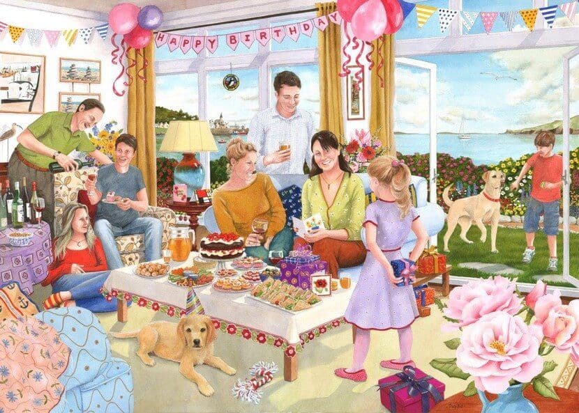 House of Puzzles - Happy Birthday - 1000 Piece Jigsaw Puzzle