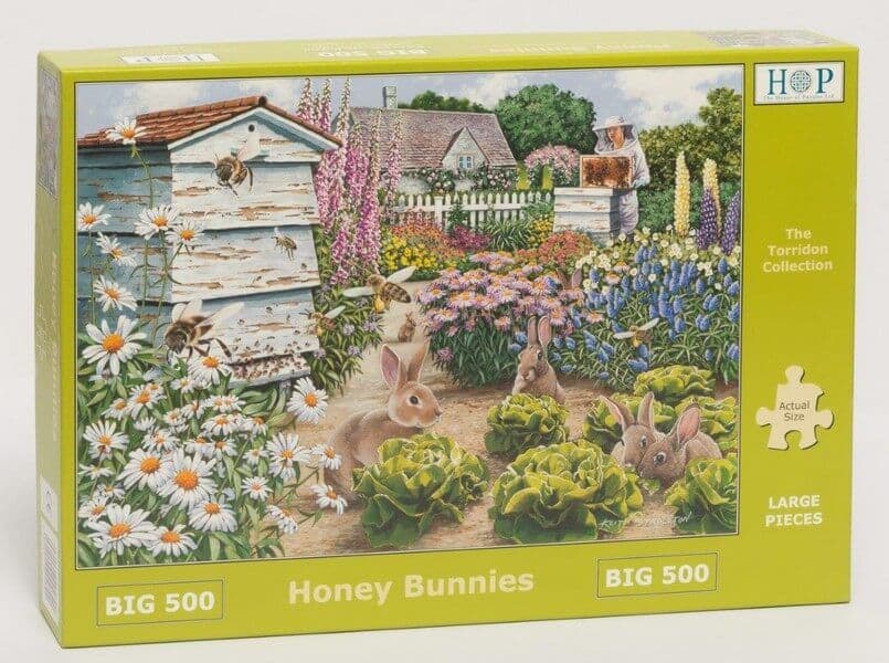 House of Puzzles - Honey Bunnies - 500XL Piece Jigsaw Puzzle